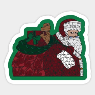 Santa Claus is Comin to Town Sticker